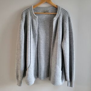 Peruvian Link Ebel Sweater Open Front Alpaca Wool Blend Unisex Casual Cardigan